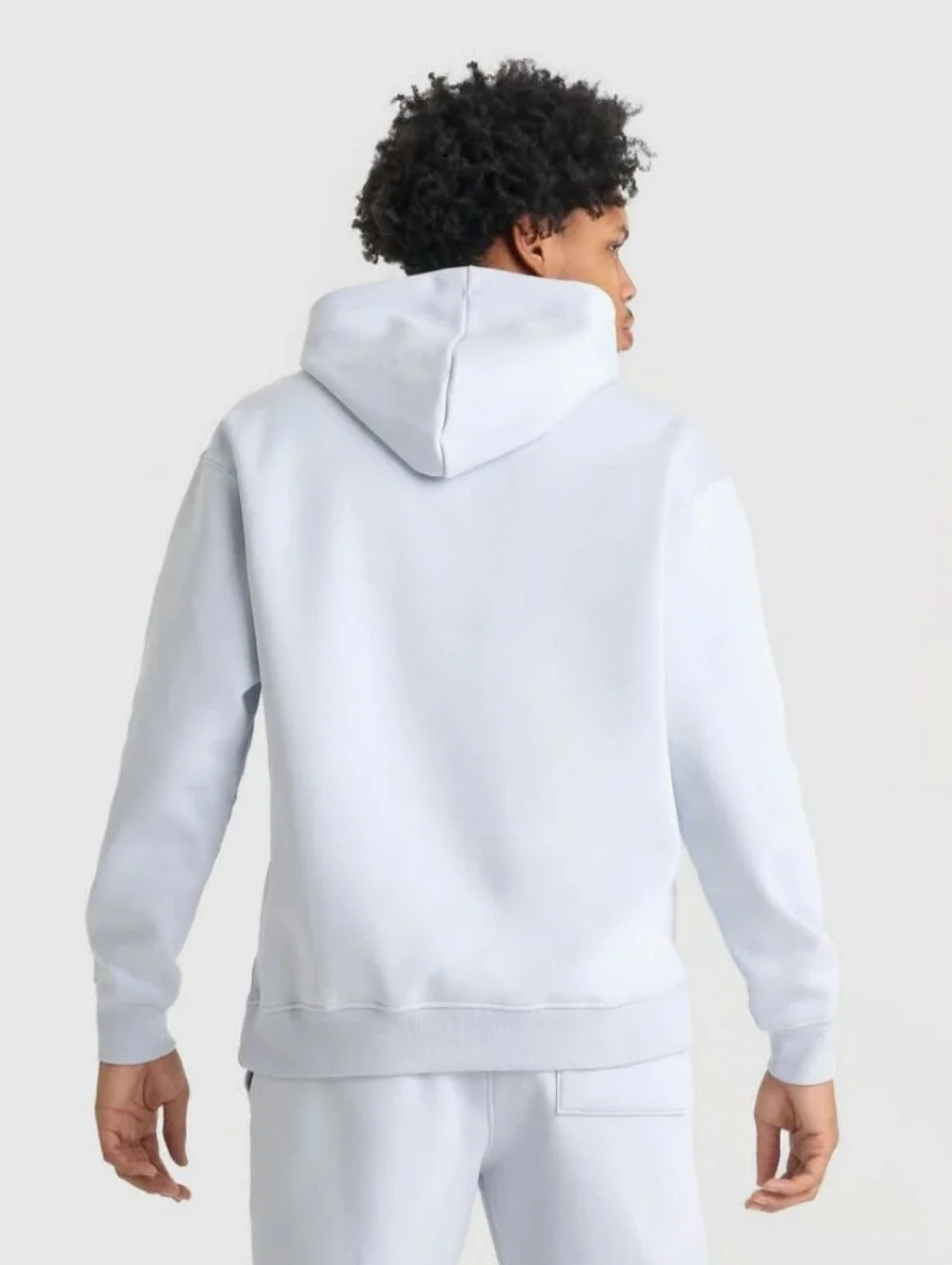 Jordan Men’s Light Blue Pullover Hoodie(Color: Aura/pale ivory)